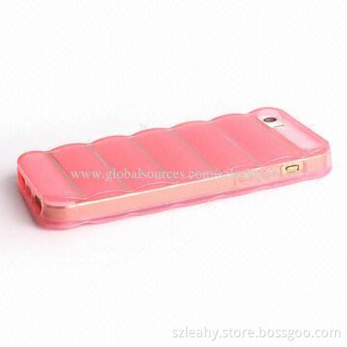 Hot Selling and Ladder Pattern TPU Case for iPhone 5/5S